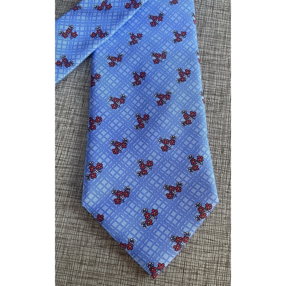 Andrew's Ties Silk Tie Made in Italy Milano Floral Print
